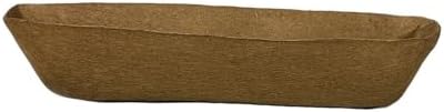 Molded Coco Fiber Liner - 72 Inch Window Hayrack Planter -Comes as a Pair of 36 Inch