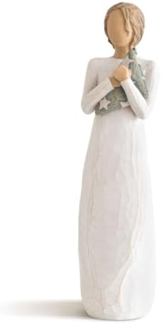 Willow Tree Happiness, Sculpted Hand-Painted Figure | Cast from a Susan Lordi Original Carving, Meaningful Keepsake Gift for Loved Ones, Display on Shelf, Table or Mantel