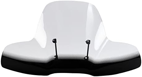 SLMOTO Universal Motorcycle Windshield Large ATV Windscreen Fit for Polaris