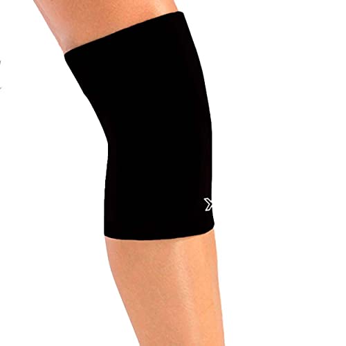 Full Knee Compression Sleeve for Knee Pain Relief - Arthritis, Meniscus, Swelling, ACL, Sprains - Knee Sleeve for Women and Men (Black, Large)