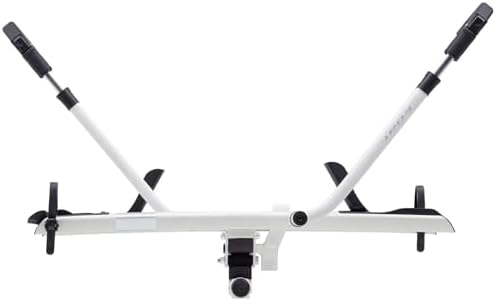 Kuat Sherpa 2.0 Compact 2-Bike Transporting Hitch Rack | Durable Lightweight Aluminum Compact 2-Bike Transporting Hitch Rack w/Cable Lock & Foldable Tire Cradles, 40 Lbs per Tray