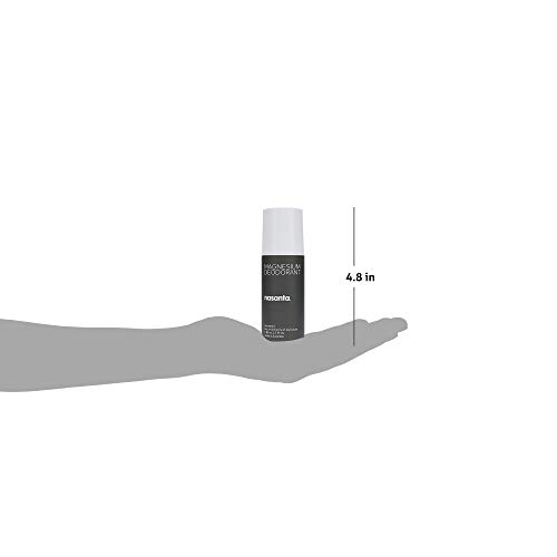 nasanta Magnesium Deodorant, Aluminum Free for Women & Men – 99.5% Natural or Naturally Derived, Clinically Tested for Sensitive Skin