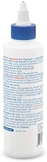 Epiotic Advanced Ear Cleanser|Gentle Ear Cleanser for Dogs and Cats | Neutral pH routine dog ear wash and cat ear cleaner dries wet ears, cleanses wax & debris to smell fresh and clean