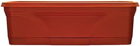Southern Patio 24" Medallion Window Box, Terra Cotta