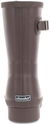 Chooka Women's Waterproof Mid-Height Faux Fur Lined Pull-On Rain Boot