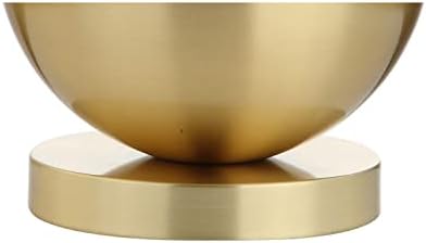 JONATHAN Y Carr Modern Table Lamp Ceramic Metal 23.5", White/Brass Gold | Contemporary Glam Nightstand Bedroom Desk Light, Linen Drum Shade, Silk Cord