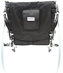 Karman White Frame Ultra Lightweight Wheelchair, 18" D x 18" D