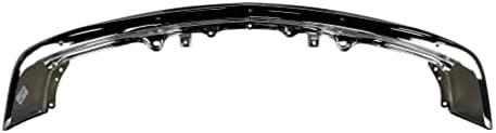 Chrome, Steel Front Bumper Impact Bar Fascia Compatible with 1999 2000 2001 2002 Chevy Silverado Pickup 99-02, GM1002376