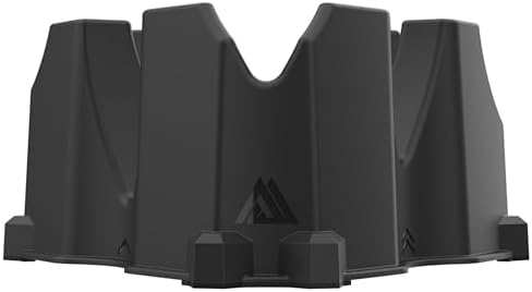 KOM Cycling Indoor Trainer Front Wheel Riser Block - 3 Different Heights Creating The Perfect Block for All Trainers Including Cyclops, Wahoo, and Kinetic