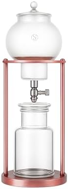 NISPIRA Luxury Ice Cold Brew Dripper Coffee Maker in Stainless steel, 600 ml Copper