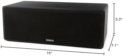 Micca MB42X Advanced 2-Way Passive Bookshelf Speakers, Stereo Pair, Black | Amplifier Required, 4-Inch Carbon-Fiber Woofer, 0.75-Inch Silk-Dome Tweeter, Desktop, Home Theater, Surround Sound