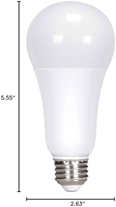 Satco S11332 LED A21 Lamp, 5000K, 220 deg. Beam Angle , White