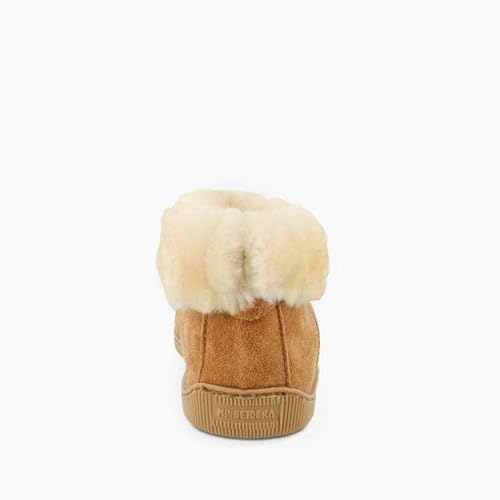 Minnetonka Men's Sheepskin Ankle Boots