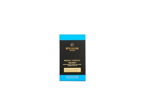 Rita Hazan Two Step Weekly Remedy Cream Kit - Deeply Hydrating & Restorative for Color Treated Hair - Hair Cream for Frizzy Hair - Hair Treatment