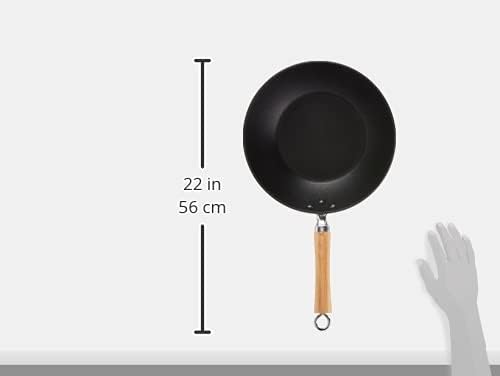 JOYCE CHEN Professional Series 14-Inch Cast Iron Wok with Maple Handle