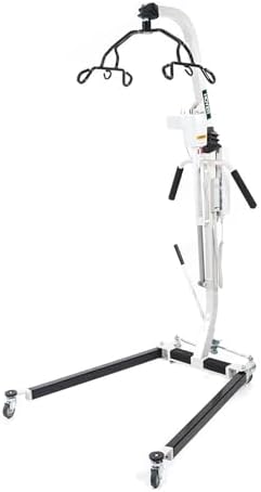 Joerns Hoyer HPL402 Classic Deluxe Electric Power Patient Lift | Safe Working Load 400 lbs.| Ergonomic Handle Grips | Adjustable U-Base