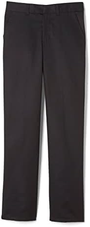 French Toast Boys' Adjustable Waist Relaxed Fit Twill Pant | school uniform pants, no need to iron, double knees for durability, typically fit boys ages 2-14
