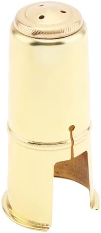 Alto Saxophone Mouthpiece Protective Cap, Woodwinds Alto Sax Saxophone Mouthpiece Cap (Gold)