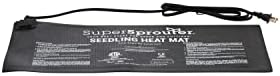 Super Sprouter Premium Heated Propagation Kit for Starting Seeds or Cuttings, Includes Heat Mat, Tray, Grow Light, and More