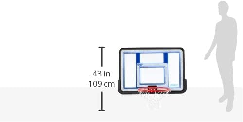 Lifetime 73650 44 Inch Shatterproof Backboard and Rim Combo Kit