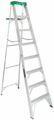 Louisville Ladder AS4006 6-Foot Aluminum Step Ladder, 225-Pound Capacity, Green, 6 Feet