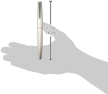 Lamy 2000 black - elegant Fountain Pen in robust fibreglass barrel - 14 ct. gold nib, partially platinum-plated - nib size B