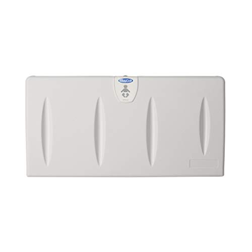 SafetyCraft Horizontal Wall-Mounted Baby Diaper Changing Station - Easy to Clean