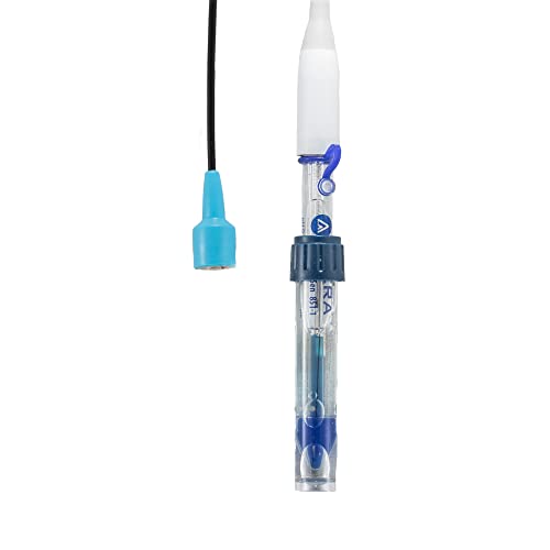 Apera Instruments LabSen Glass-Body 851-1 pH Electrode for Viscous Solutions, Impact-Resistant Sensor, BNC Connector