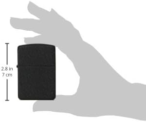 Zippo 1941 Black Crackle Replica Pocket Lighter