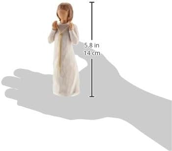 Willow Tree Lavender Grace, Sculpted Hand-Painted Figure | Cast from a Susan Lordi Original Carving, Thoughtful Keepsake Gift for Loved Ones, Celebrations and Moments of Comfort