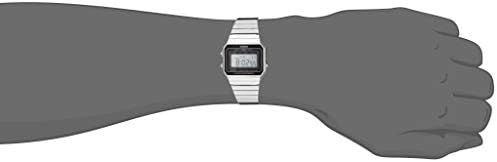Casio Men's A700W-1ACF Classic Digital Display Quartz Silver Watch