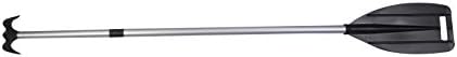 Pactrade Marine Boat Kayak Raft Floating Telescopic 45'' - 72'' Oar Paddle & Hook Anodized Aluminum Shaft