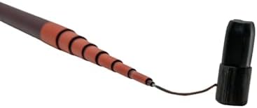 Sawtooth Tenkara Fly Fishing Rod – 12ft Ultralight Telescopic Rod Carbon Fiber (3.2oz) – Large Size for Trout, Bass, and Panfish – 4/5 Weight Equivalent – Compact & Packable for Backpacking