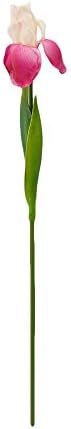 Angel Isabella Artificial Flowers - 16" Iris Artificial Flowers for Decoration in Wedding Flowers Bouquets, Flower Vases, Arrangements