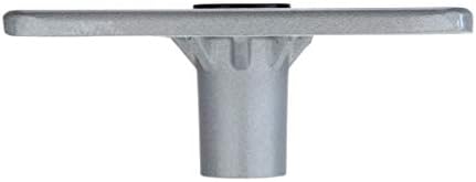 Swivl-Eze attwood SP-67739 Swivl-Eze Lock'N-Pin Stainless Steel 7-Inch x 7-Inch Non Threaded Boat Seat Pedestal Base | Non-threaded for 3/4 in pin socket, needs 2-3/4 in mounting hole, satin finish, exceeds ABYC standards, Type B rating