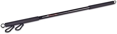 36 Inches Light Weight Resistance Training Straight Bar – Fits All Resistance Bands/Accessories with Carabiners BBEB-020