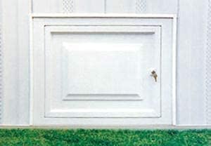 White Vinyl Skirting Access Door for Mobile Home Underpinning (1) (1)
