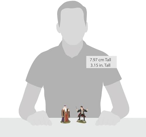 Department 56 Harry Potter Village Accessories Harry and Headmaster Figurine, Set of 2, 3.15" (6002314)
