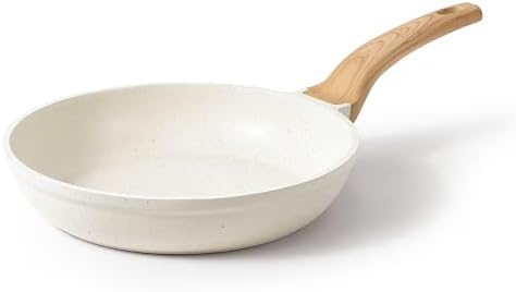 CAROTE Nonstick Frying Pan, 8 Inch Classic Granite Skillet | Kitchen Healthy Non Toxic Stone Cookware,All-Stovetop Compatible, Cool Handle, Easy to Clean, PFOA Free