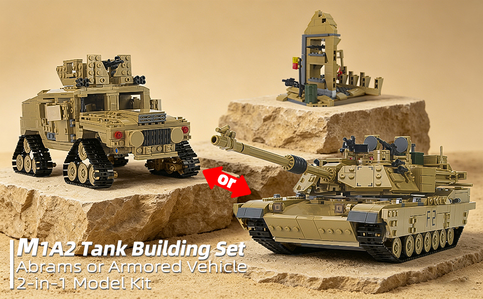 M1A2 tank model kit