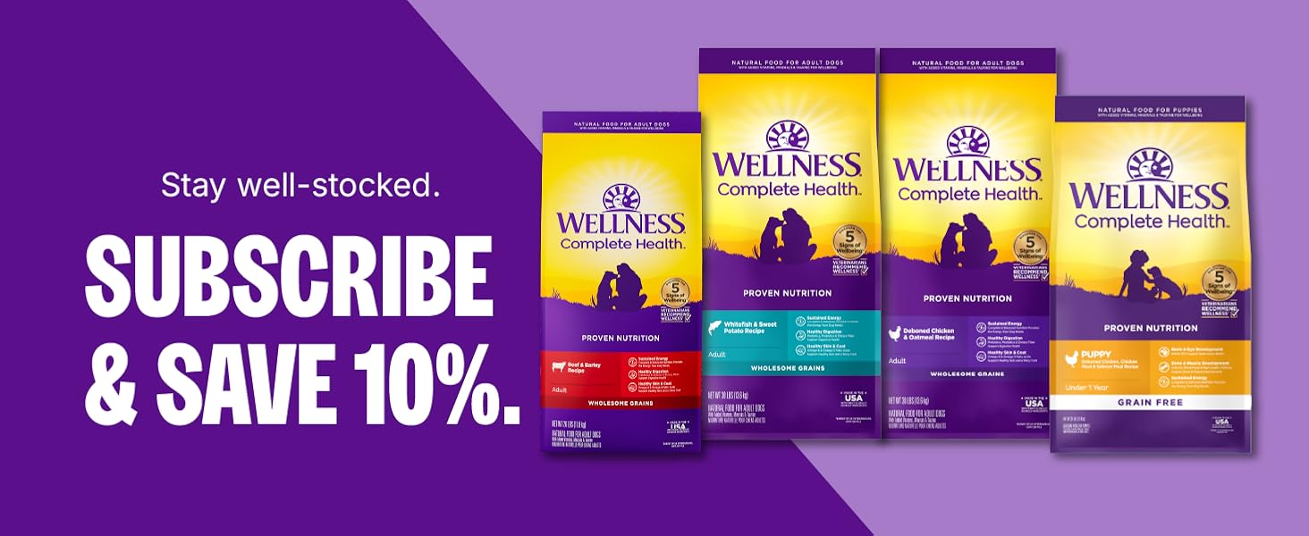 Never run out of Wellness. Subscribe &amp;amp; Save up to 10%.