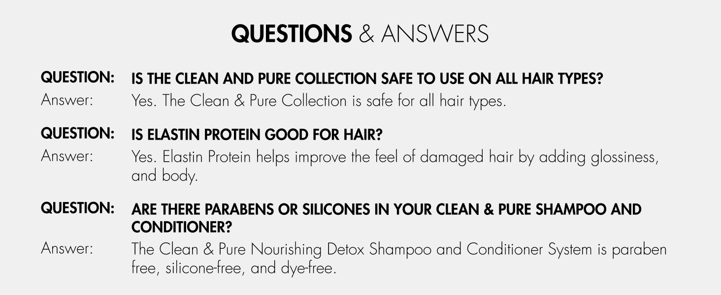 Questions &amp; answers section.