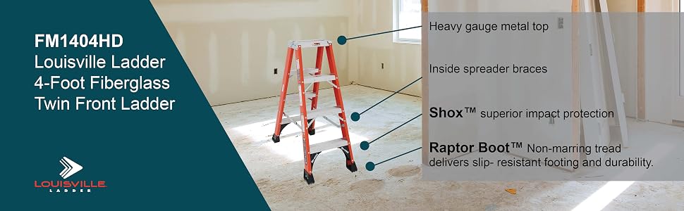 FM1404HD, Stepladder, Louisville Ladder