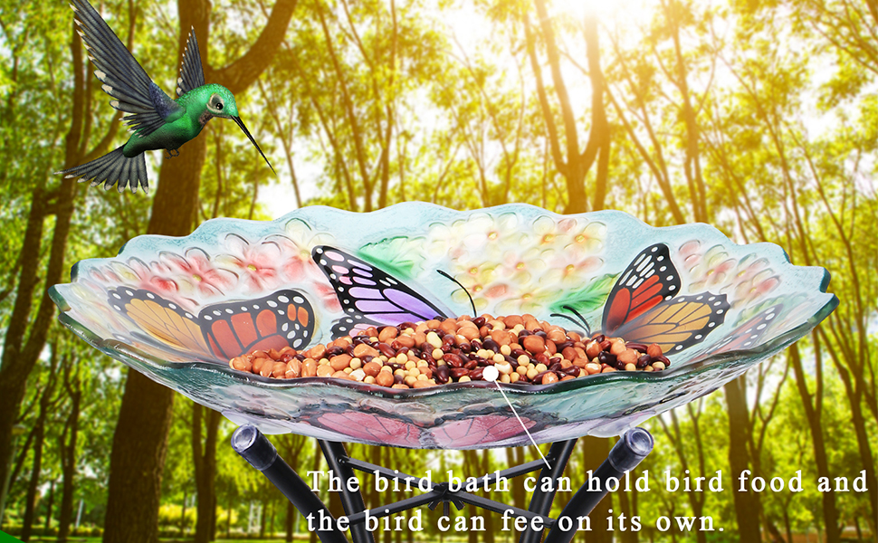 large bird bath