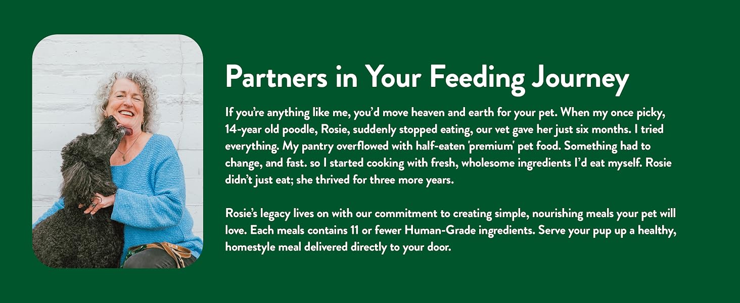 Partners in Your Feeding Journey - We create simple, nourishing meals your pet will love.