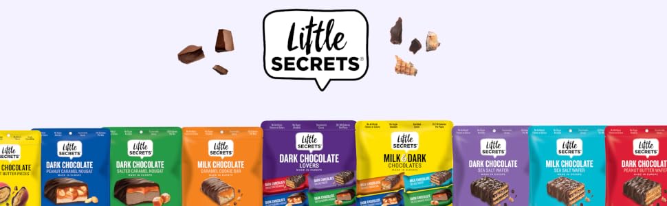 Little Secrets Wafers, kitkat, twix, unreal, gourmet chocolate, premium