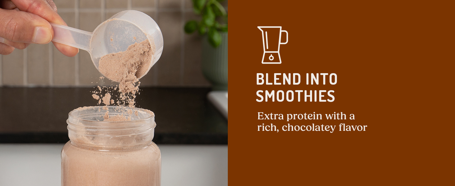 blend into smoothies