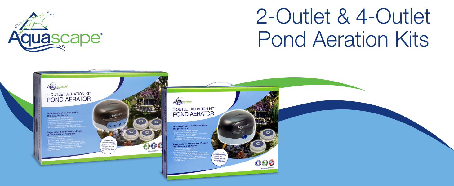 2-Outlet Pond Aerator, 4-Outlet Pond Aerator