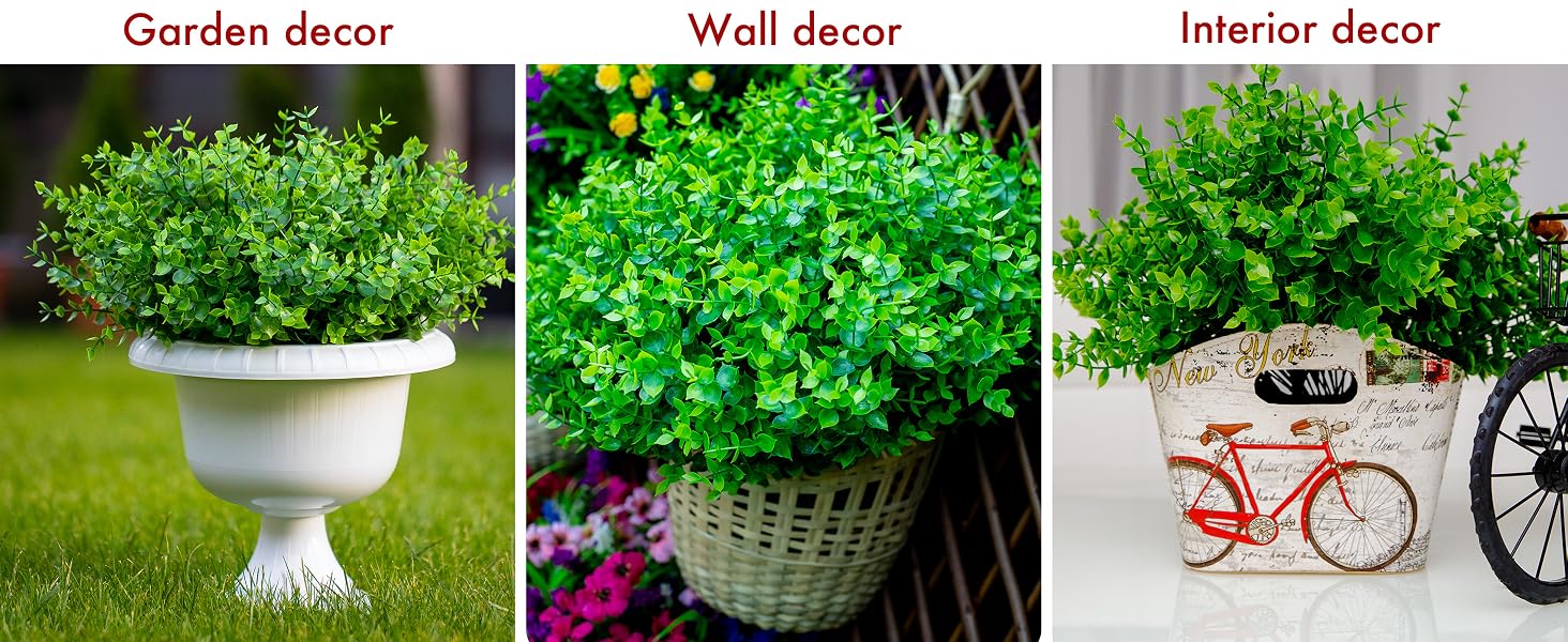artificial plants outdoor fake boxwood greenery