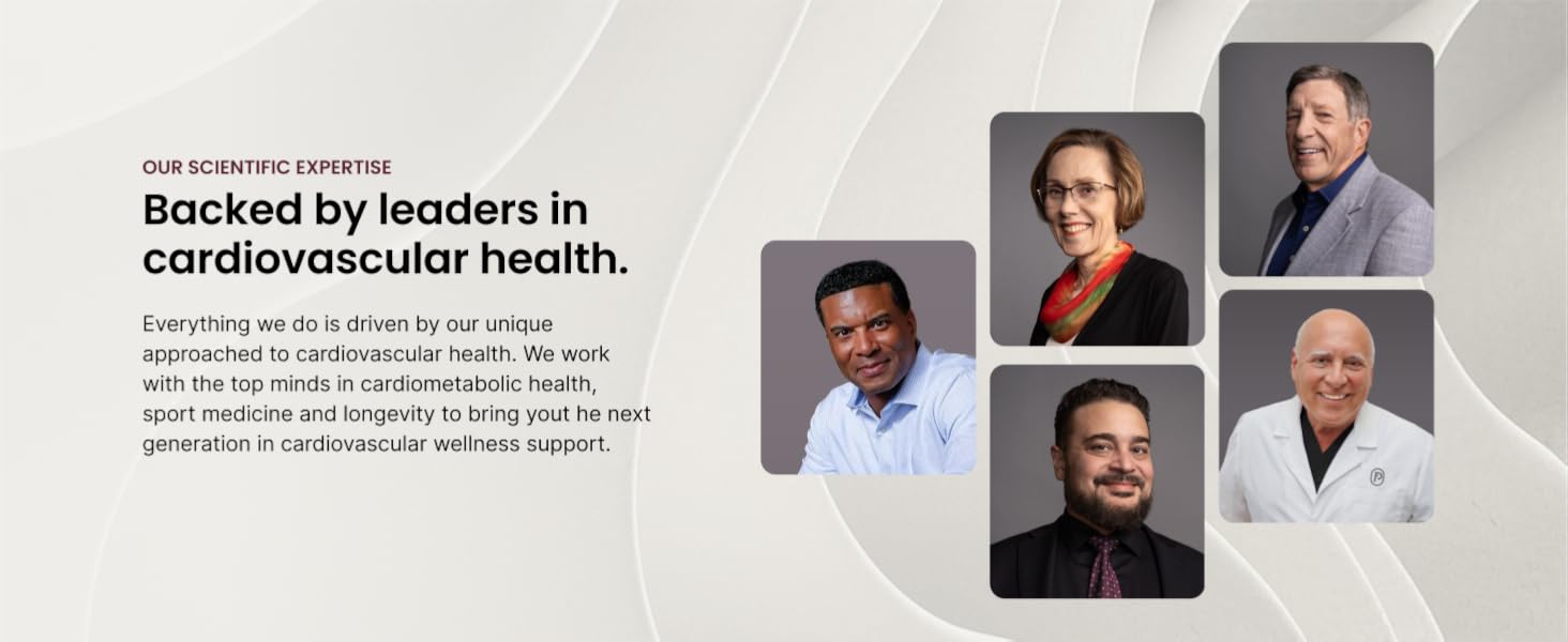 backed by leaders in cardiovascular health